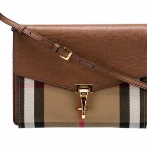 Burberry Macken Leather Crossbody Bag